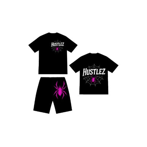 Hustlez spider Short set