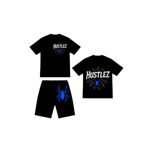 Hustlez spider Short set